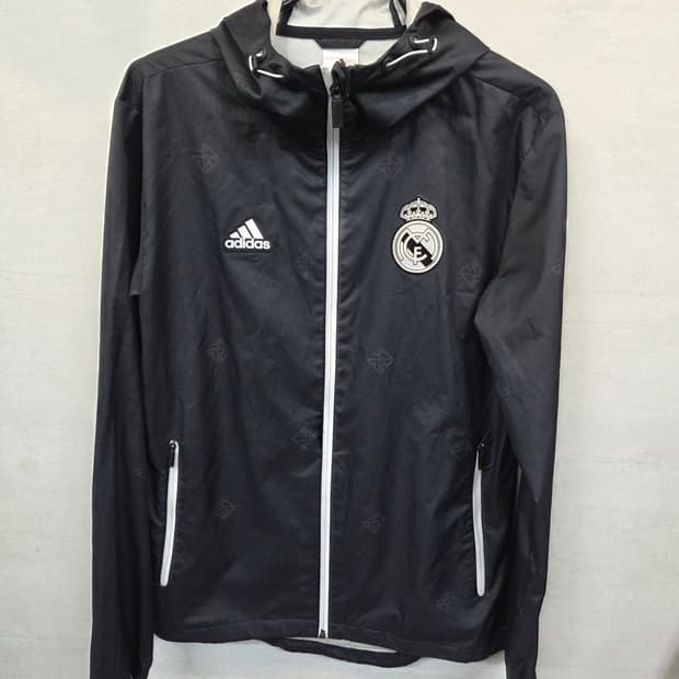 아디다스 레알마드리드 바람막이 후드자켓 90