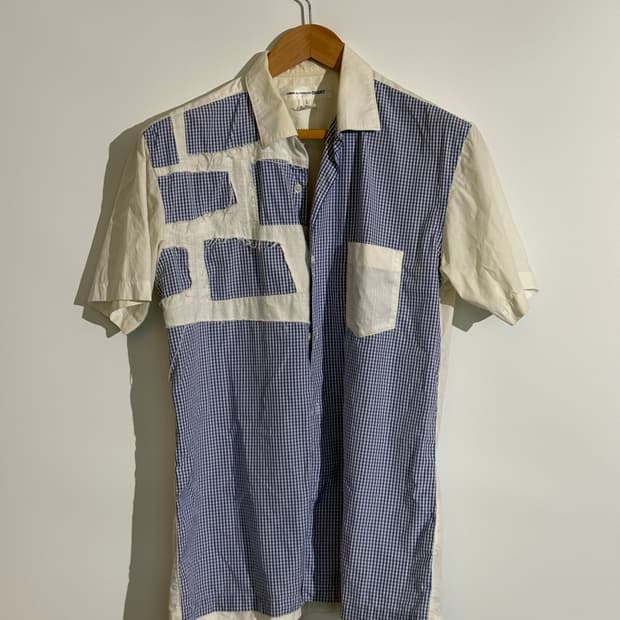 COMME des GARCONS patchwork SHIRT