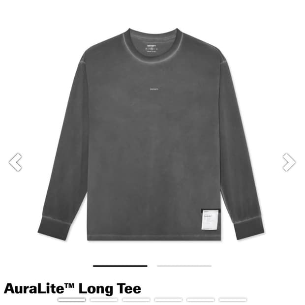 [새상품] 새티스파이 아우라라이트 롱 슬리브 블랙