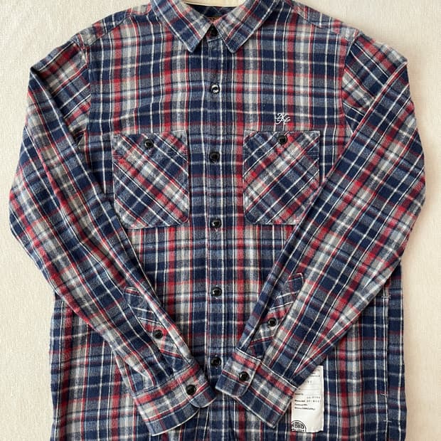 네이버후드 11fw 럼버 셔츠