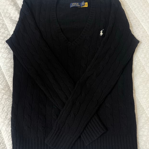 폴로 니트 블랙