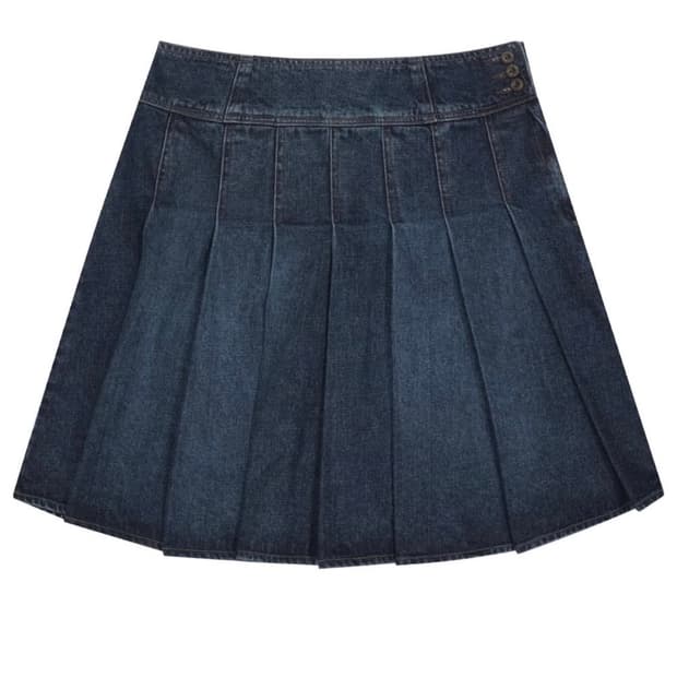 코이세이오 딥 데님 스커트