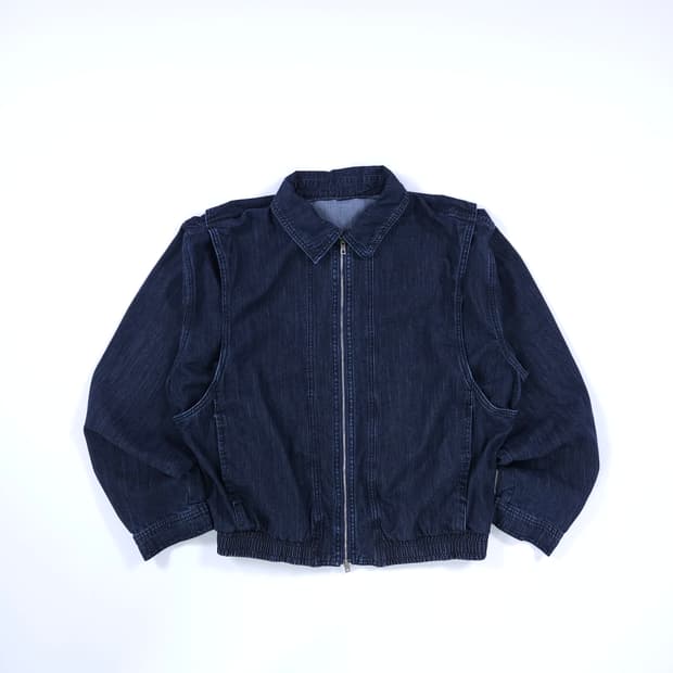 LAFUDGE 데님 블루종 자켓