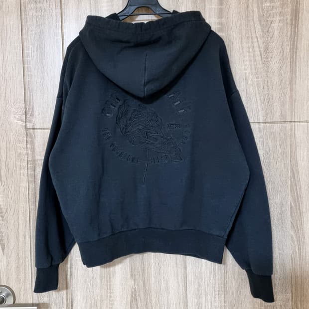 반스 자수 빈티지후드티