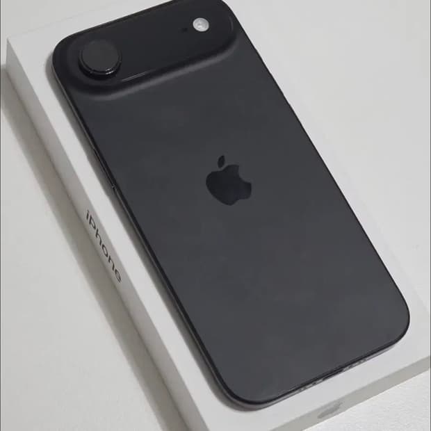 아이폰17에어 256GB 블랙 자급제