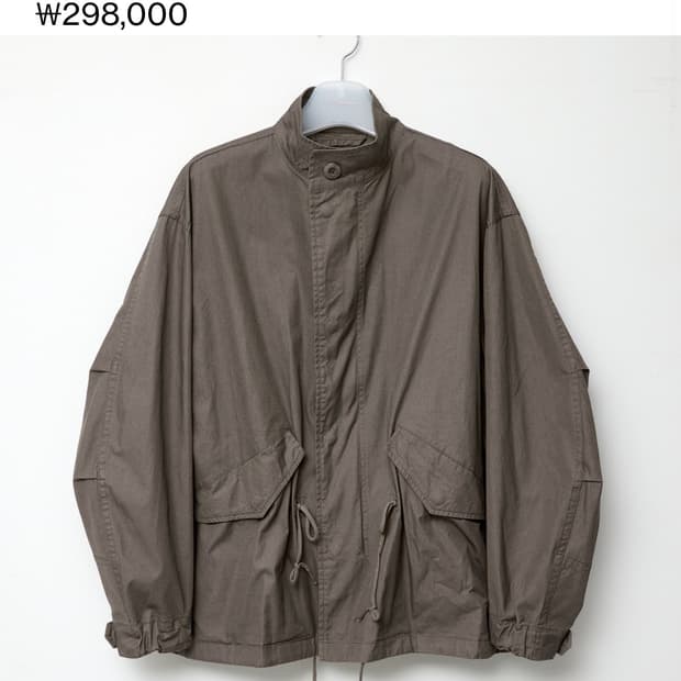 해칭룸 숏 모즈파카 머드브라운 3사이즈