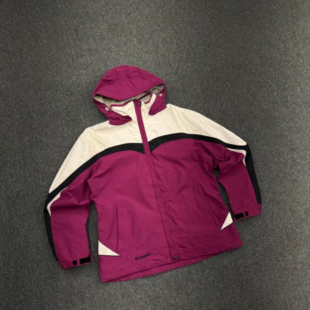 콜롬비아 빈티지 여성 올드스쿨  바람막이