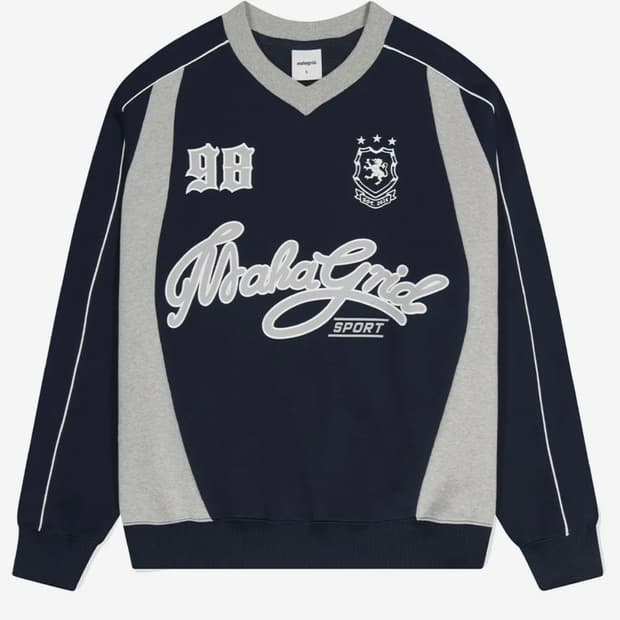 마하그리드 TRACK SWEATSHIRT NAVY(MG2DFMM449A)