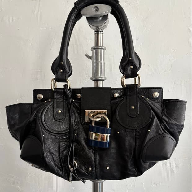 Chloé 끌로에 블랙 패딩턴 레더백