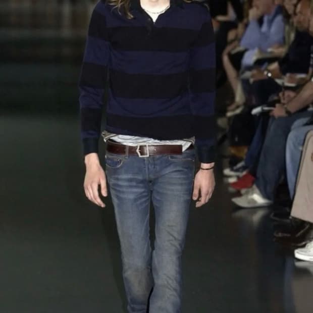 디올옴므 05ss 런웨이 rust denim 29