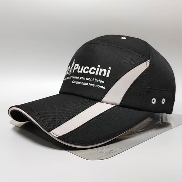 Puccini 스포츠 모자 블랙 미사용품 K-443