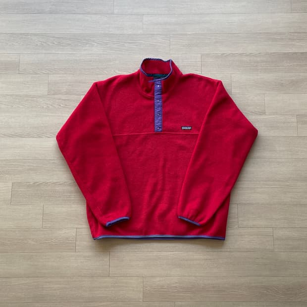90s 파타고니아 신칠라 레드 퍼플 rare 빈티지