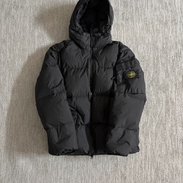 (새상품급, S) 스톤아일랜드 크링클랩스 패딩