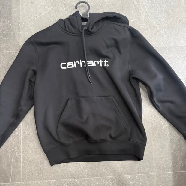 칼하트 WIP 후드 칼하트 스웨트셔츠 블랙 화이트