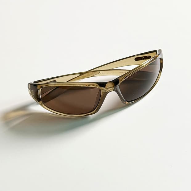 90s DIRTY DOG 엠버 브라운 스포티 틴트 빈티지 선글라스