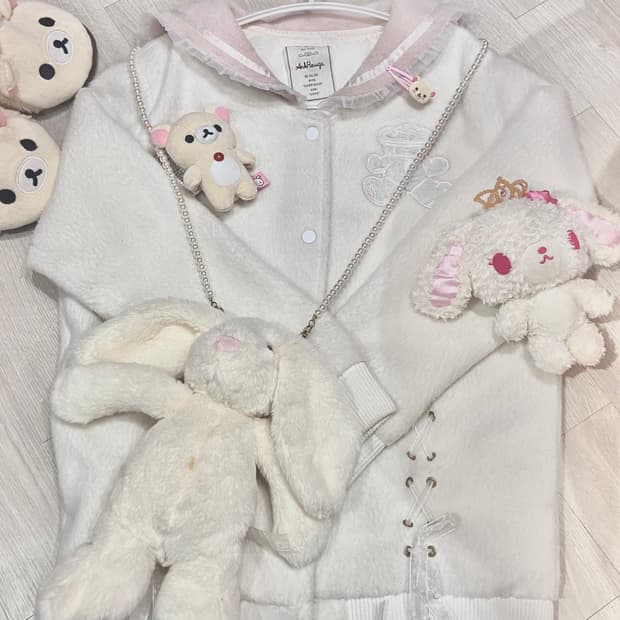 앙크루즈 Ankrouge 세일러코트 우사기 크로스백 숏코트 아일렛