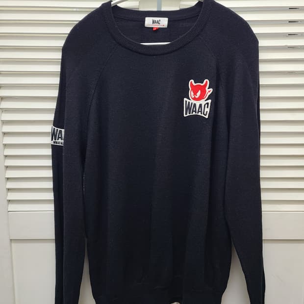 왁 WAAC 골프 울 니트