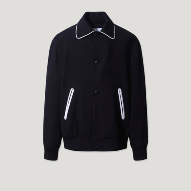 [변우석님 착용] IRO 레더 바시티 자켓