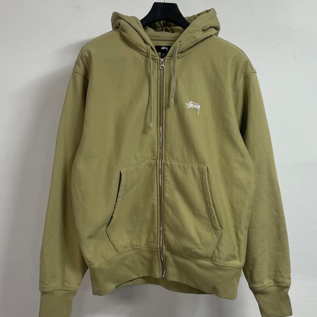 스투시 오버다이드 스탁 로고 후드집업 (on.549)