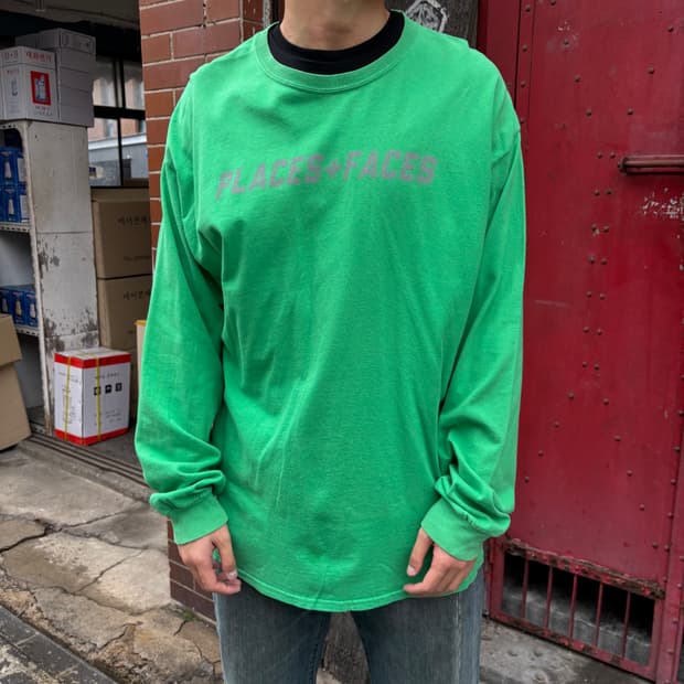 PLACES + FACES 3M 로고 롱슬리브