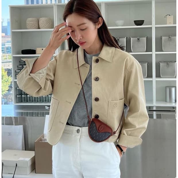 생로랑 모노그램 꾀르 코인펄스