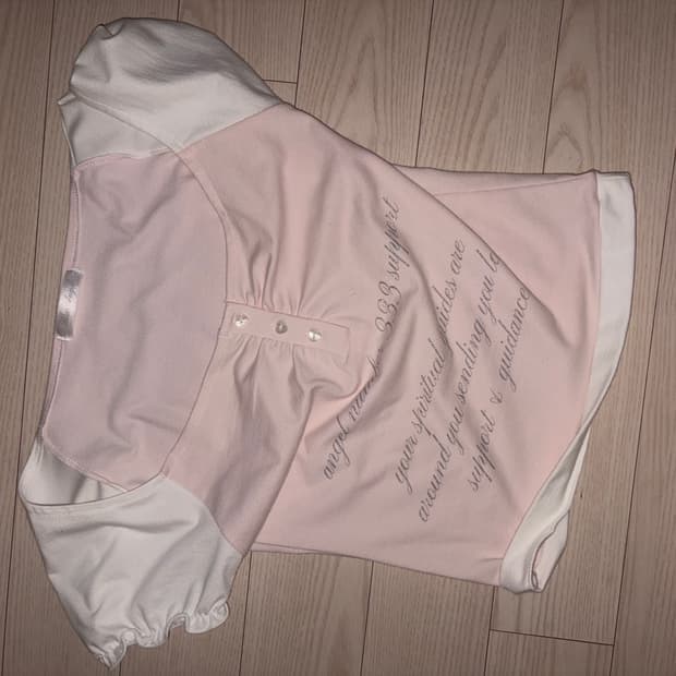 블루엔젤 레터링 탑 (반팔티)