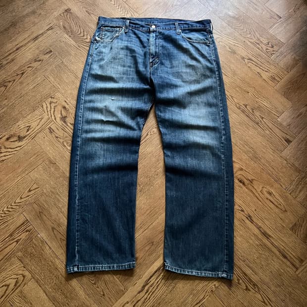 [36]리바이스 569 빈티지 워싱 와이드핏 데님 팬츠