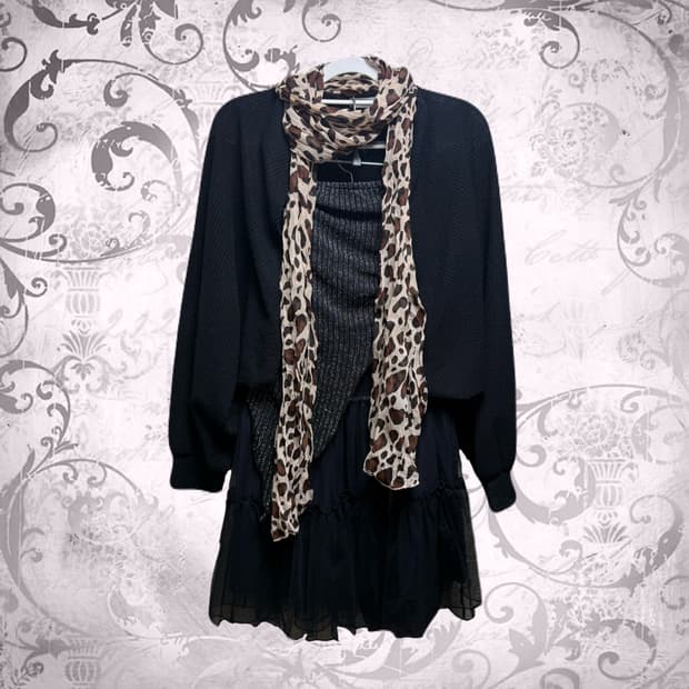 오네갸루 갸루 코디 세트