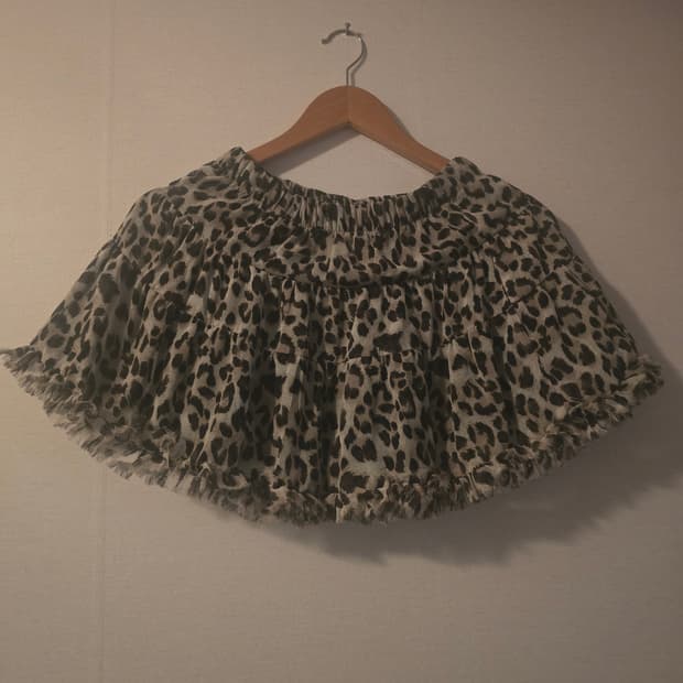 호피 미니스커트