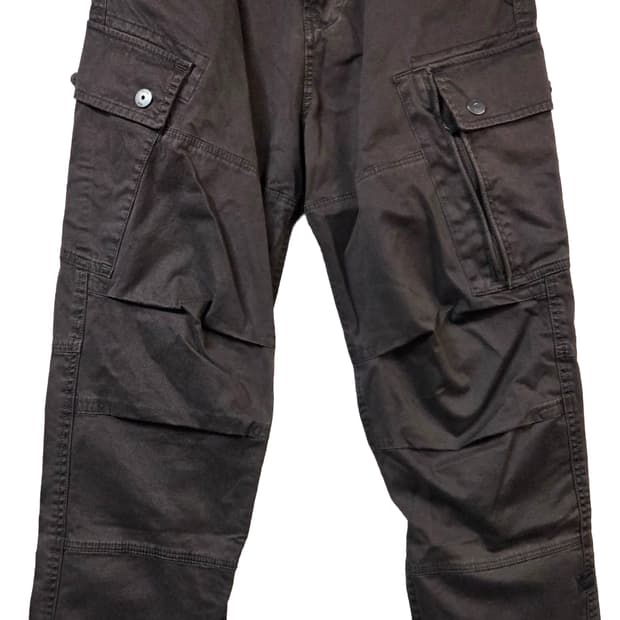G-Star RAW 다크 브라운 카고 바지(W28/L30)