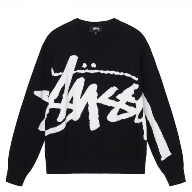 스투시 스탁 스웨터