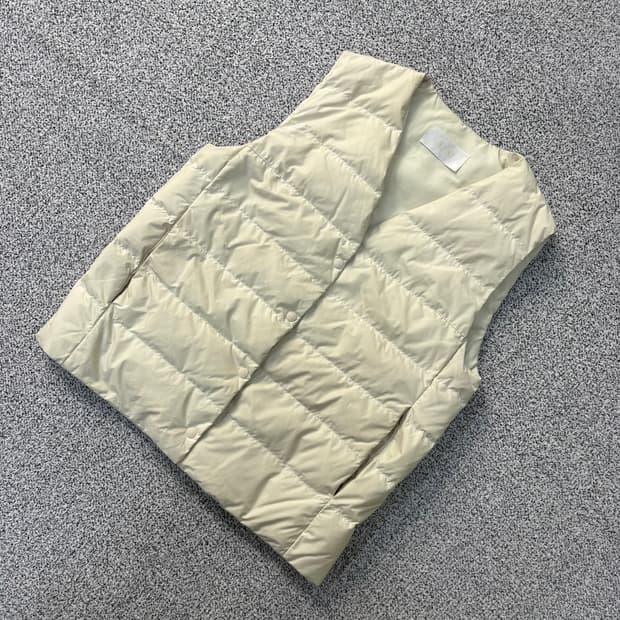 82 SJSJ 한섬 구스다운 경량 조끼 0401J