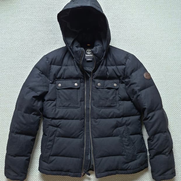 팀버랜드 다운 패딩점퍼 L 새상품급 