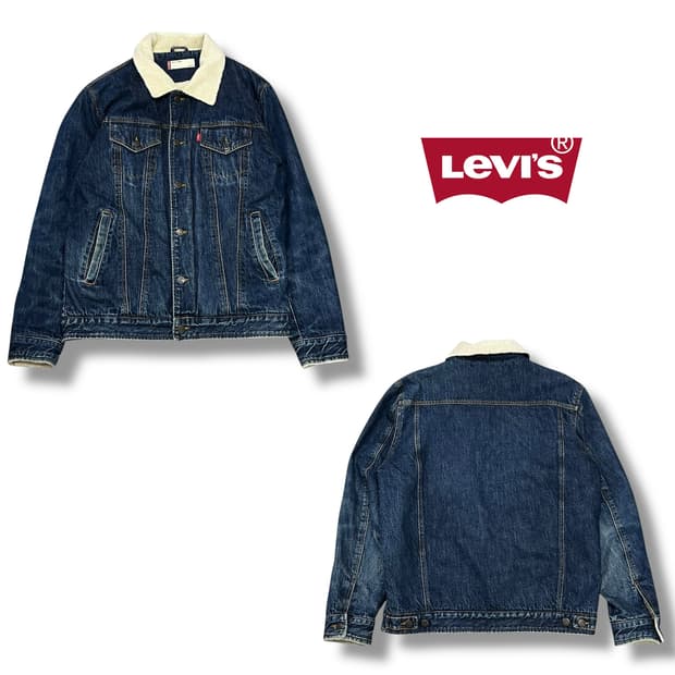 리바이스 셰르파 데님자켓 s08752