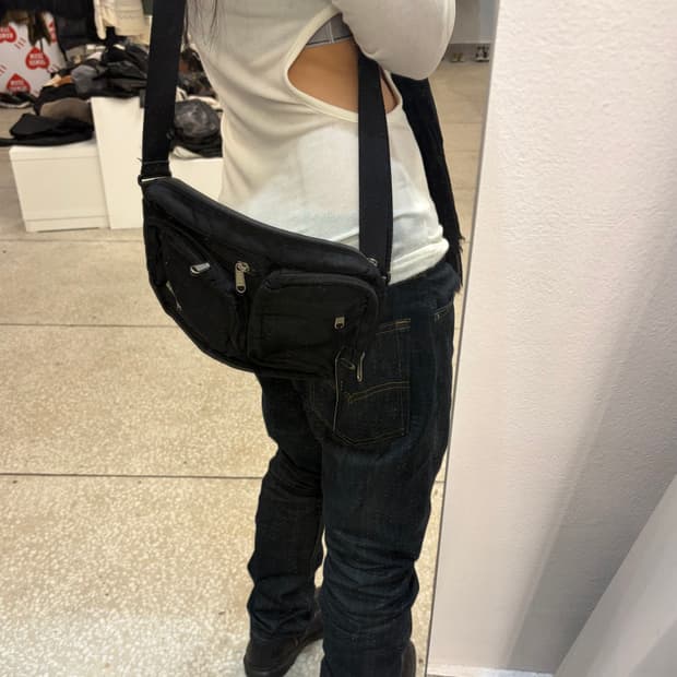 The North Face Padded Black Mini bag