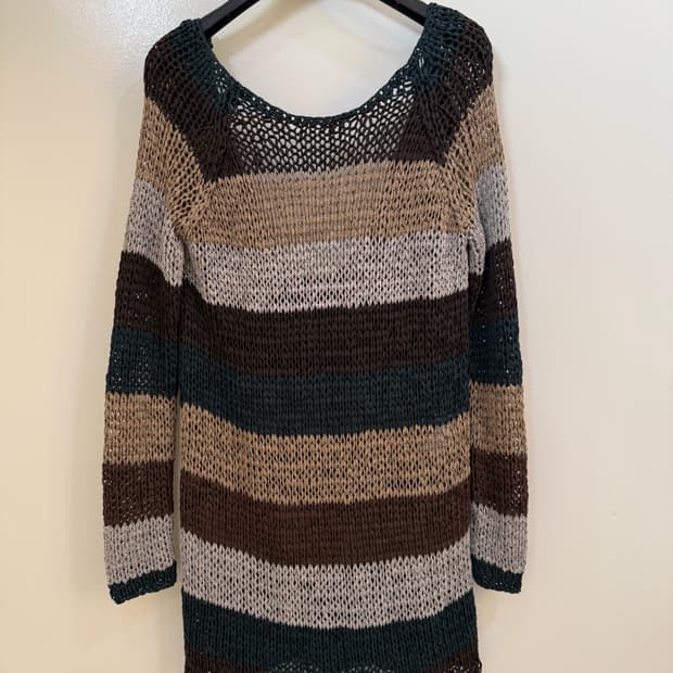 띠어리 비치웨어 니트 원피스 정품