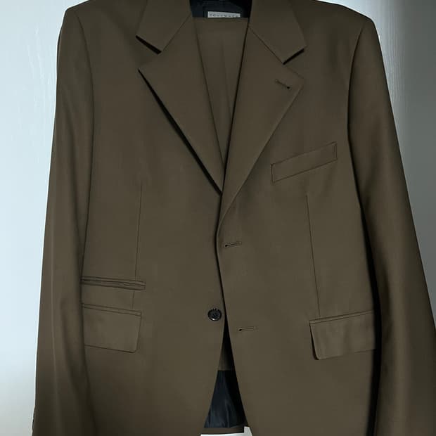 토니웩 럭스브라운 블레이저 및 슬랙스 셋업