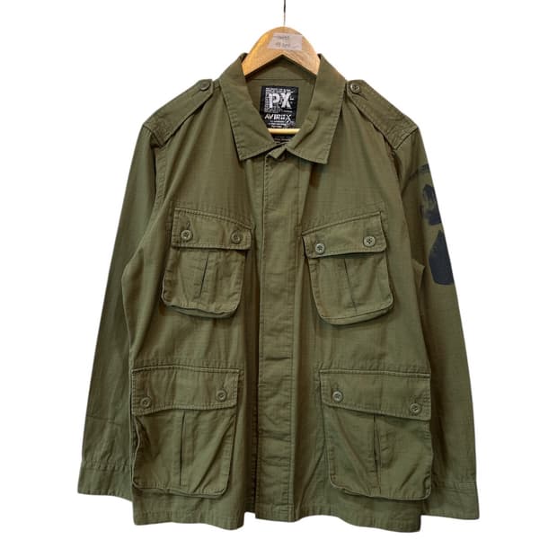 아비렉스 밀리터리 셔츠 자켓