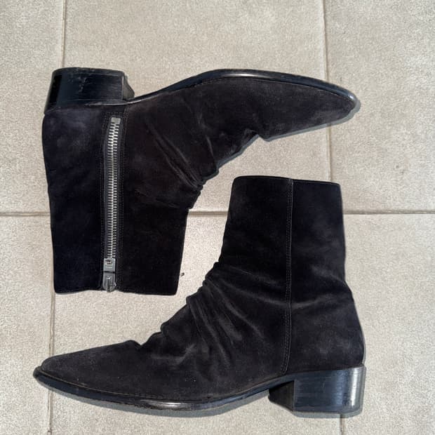 아미리 스키니 스택 부츠