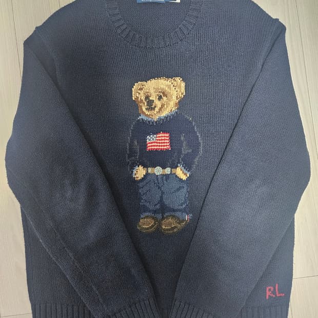 폴로 랄프로렌 베어 니트 네이비 L