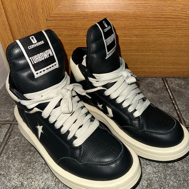 컨버스 x 다크쉐도우 터보웨폰 블랙 크림