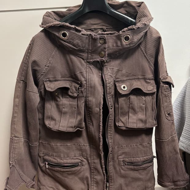 Pepe Jeans London 빈티지 야상 자켓 (그런지/워크웨어 무드