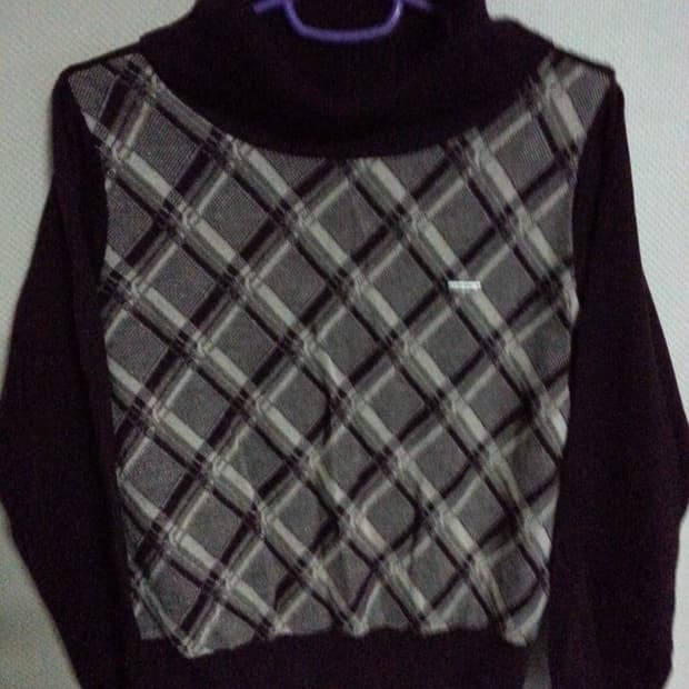 크로크다일 레이디 목폴라 니트 95