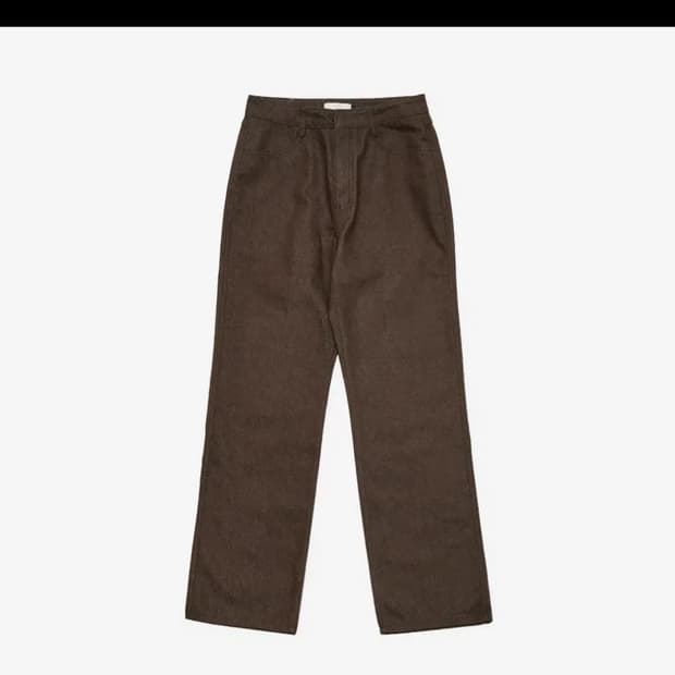 아모멘토 스트레이트 데님팬츠 24fw 브라운