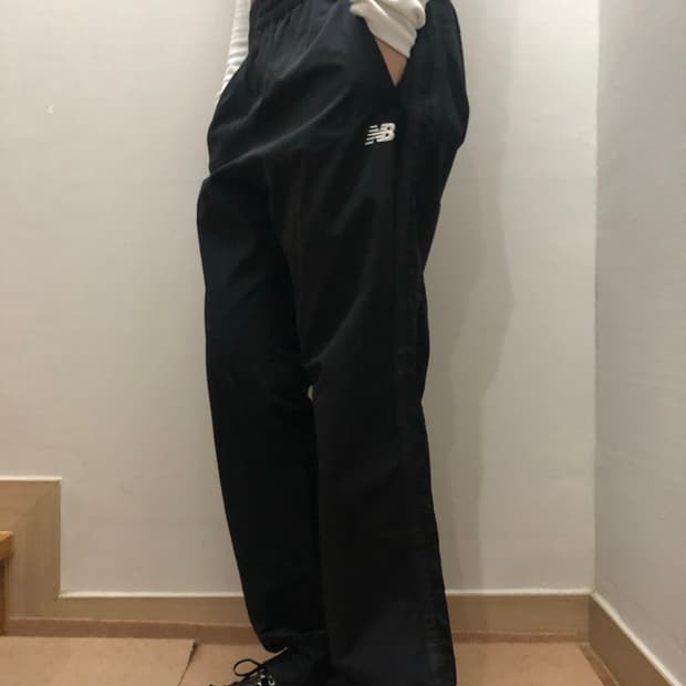 빈티지 뉴발란스 블랙 트레이닝 팬츠