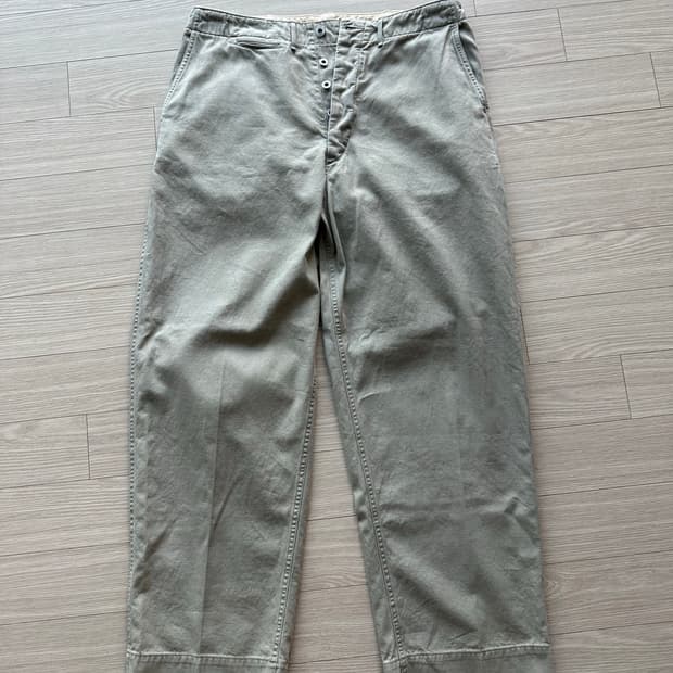 2size)아프레쎄 26aw 빈티지 치노 트라우저 그레이지