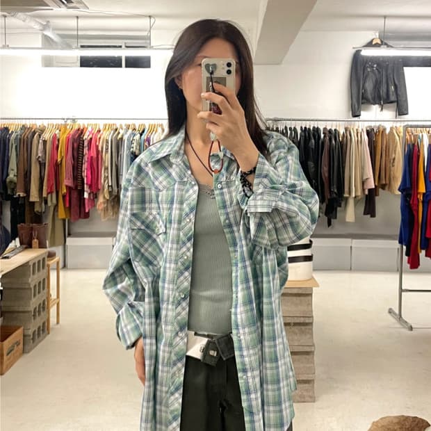 WRANGLER ombre western shirts 랭글러 옴브레 셔츠