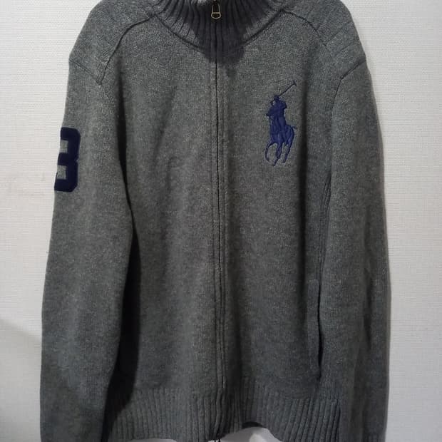 폴로 POLO 빅포니 니트집업 100/L