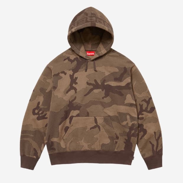 슈프림 자카드 후드