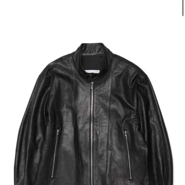 해칭룸 램스킨 레더 해링턴 3사이즈